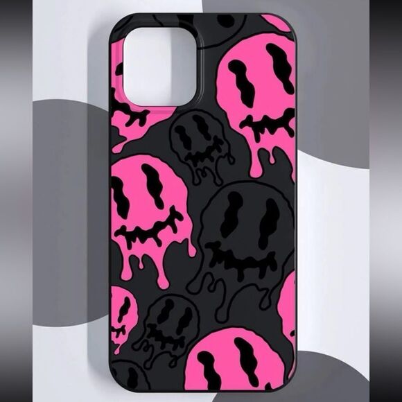 iPhone 13 Pro drip smiley phone case - Picture 1 of 3